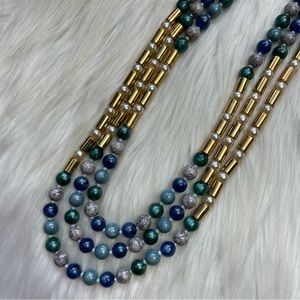 Vintage multi layered necklace